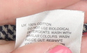 White Stuff Men's Grey Polo Shirt, Size S, Geometric Style