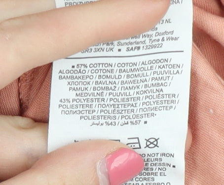 Jordan Men's Pink Crew Neck T-Shirt Size L