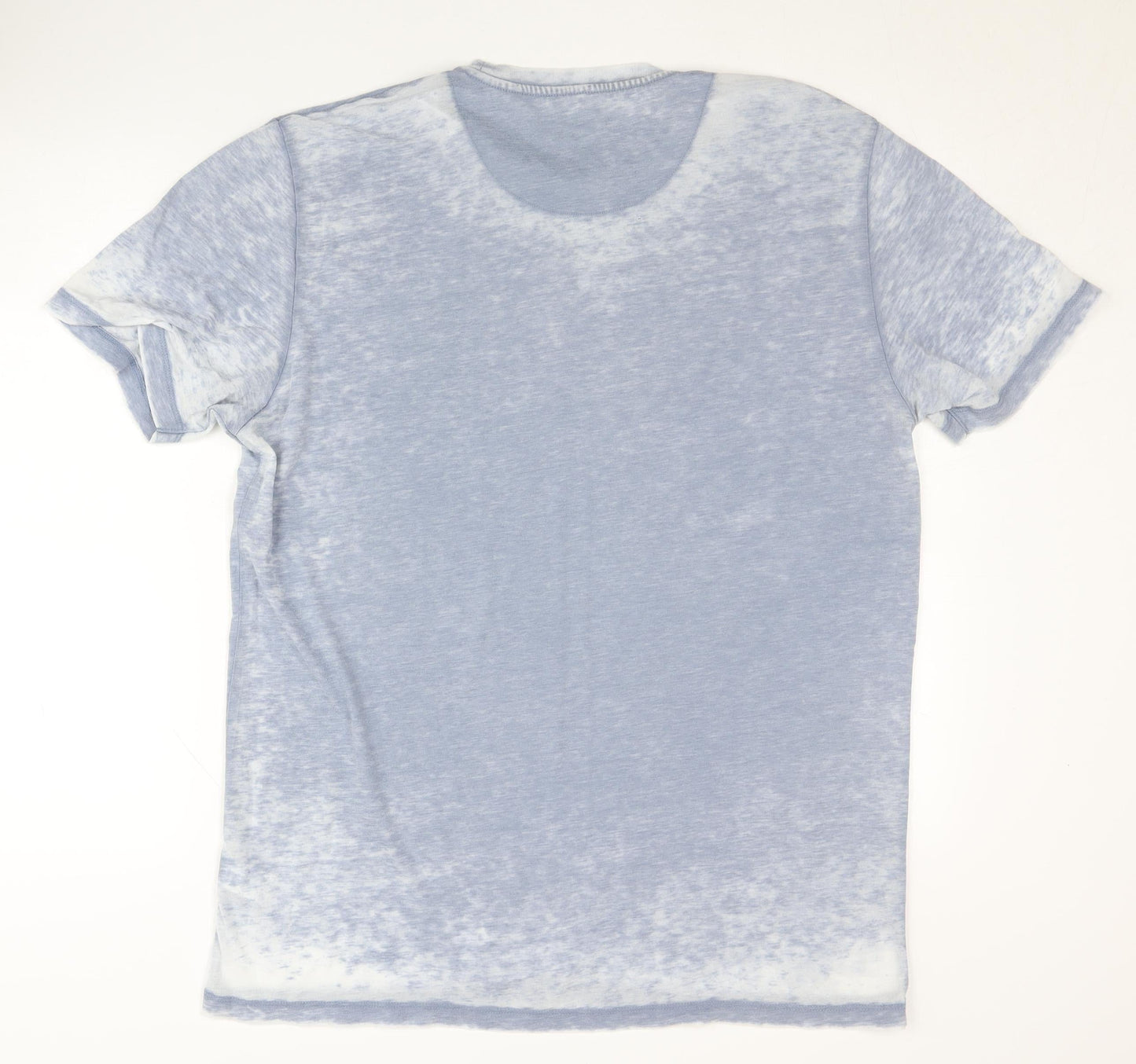 Next Men's Blue Graphic XL T-Shirt - Polyester Blend