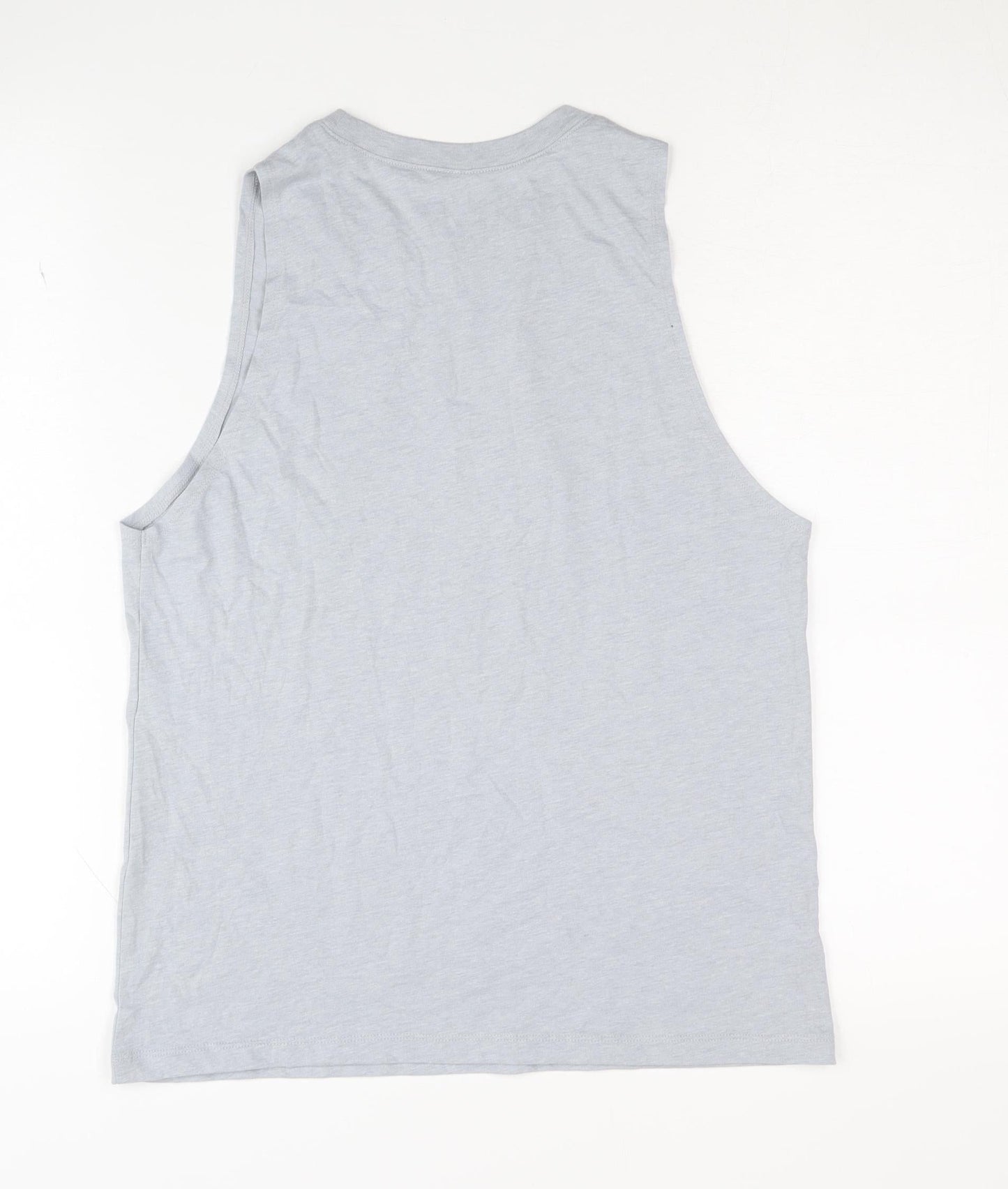 Under Armour Grey Tank Top, Unisex S, Loose Fit, Gym Ready