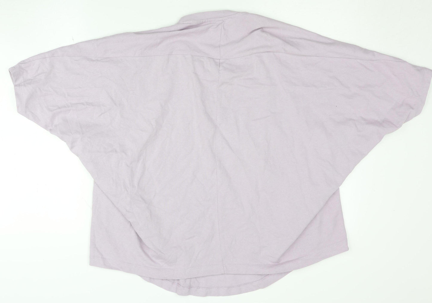 Womens UK Size S Zara Purple Basic T-Shirt