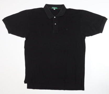 Giordano Men's Black XL Polo Shirt - Stylish Casual Wear