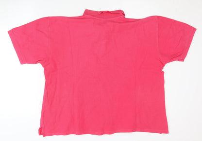 Unisex Adults UK Size XL Jumper Pink  Polo
