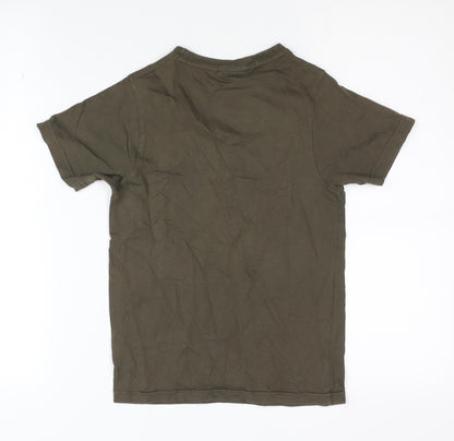 McKenzie Boys Green T-Shirt 10-11 Years Short Sleeve Casual