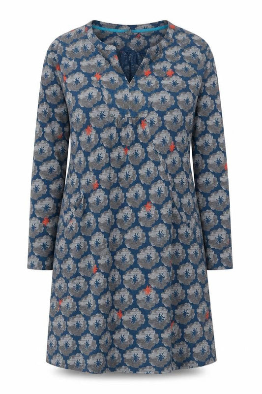 White Stuff Women's Floral Long Sleeve Dress