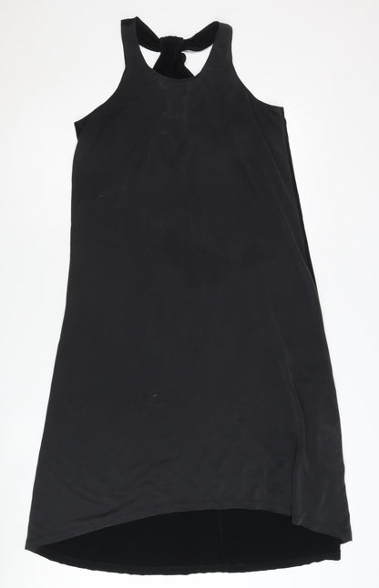 Mercer & Madison Black Hi-Low Slip Dress Size 10