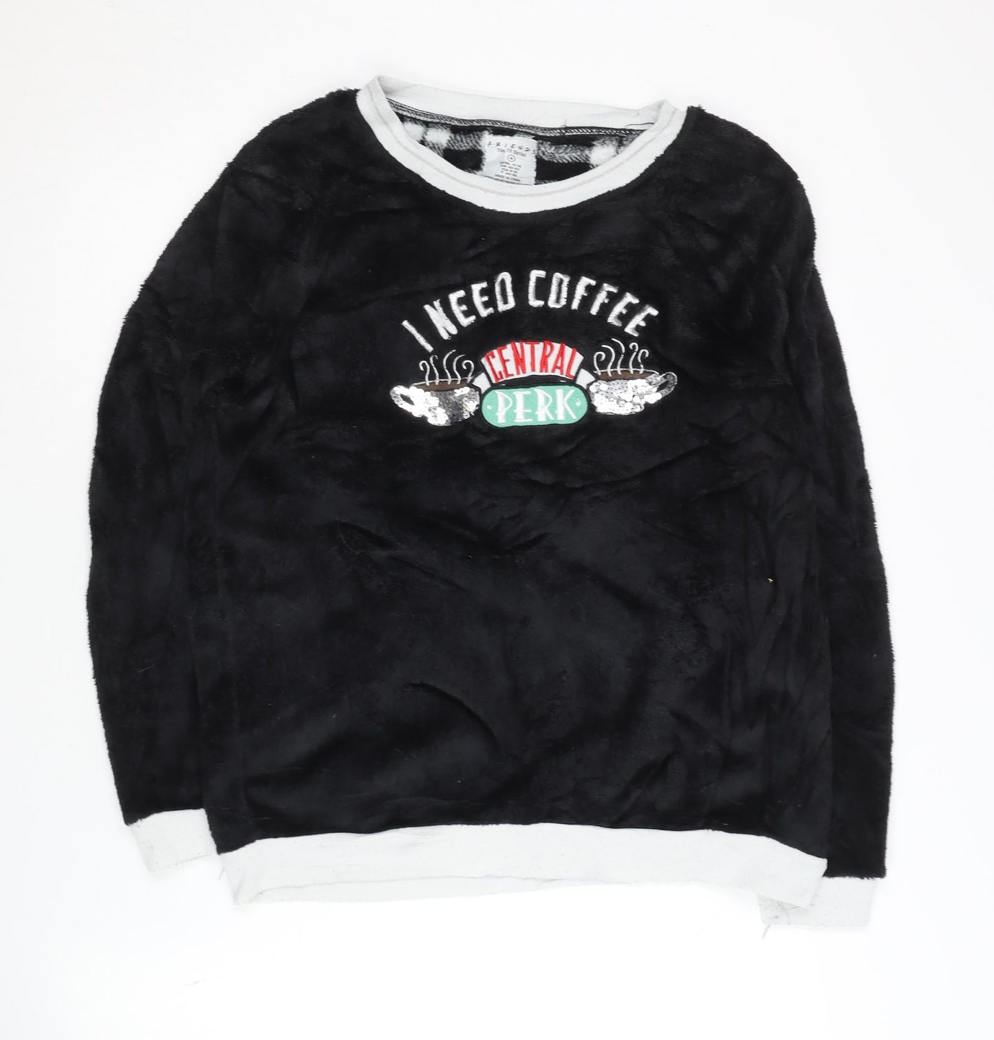 Friends Women's Fleece Graphic Jumper Size 12-14