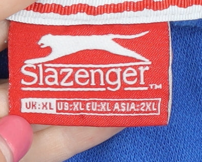 Slazenger Men's Blue Polo Shirt XL