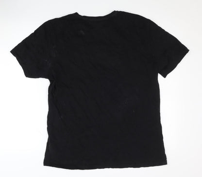 Marks and Spencer Men's Black L Music T-Shirt