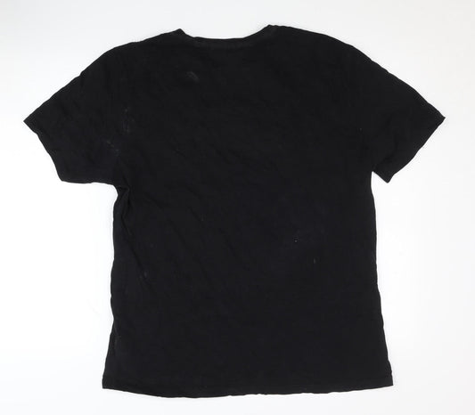 Marks and Spencer Men's Black L Music T-Shirt