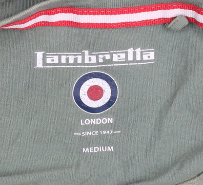 Lambretta Men's Green M Cotton Crew T-Shirt