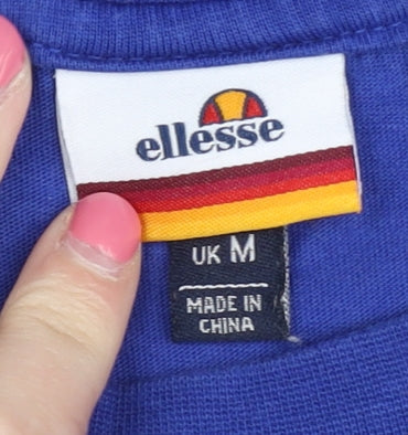Mens UK Size M ellesse Blue  T-Shirt