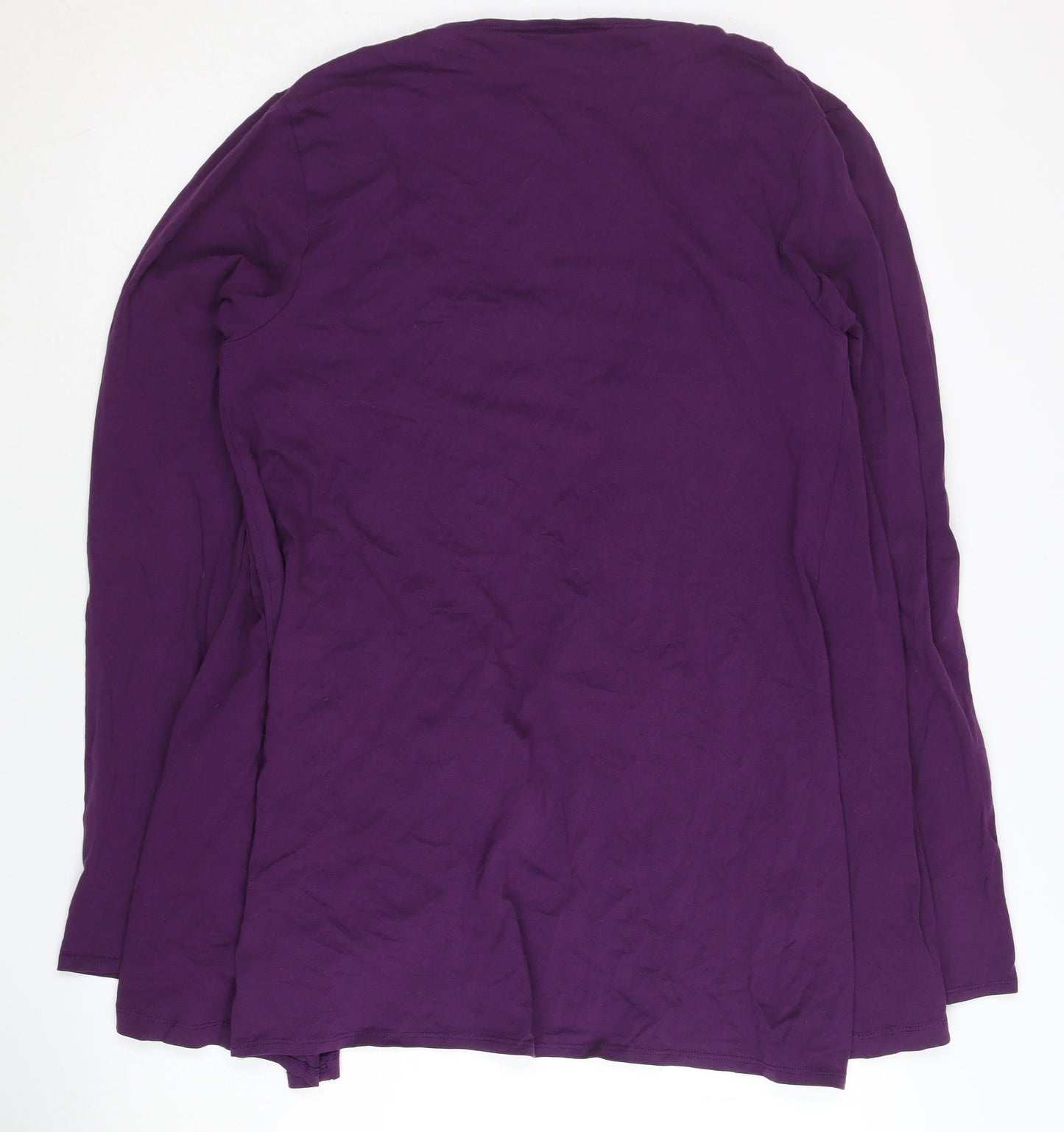 Playboy Women's Purple Cardigan Size 14 Long Sleeve