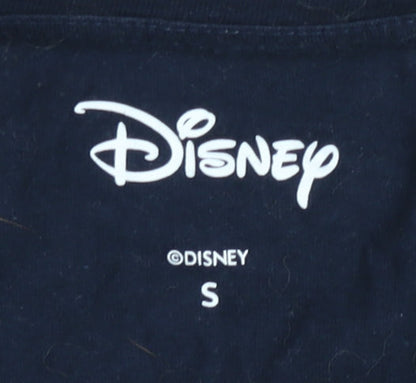 Disney Unisex Adults Black S T-Shirt Christmas