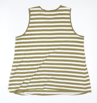 ASOS Women's Striped Multicoloured Tank UK 14
