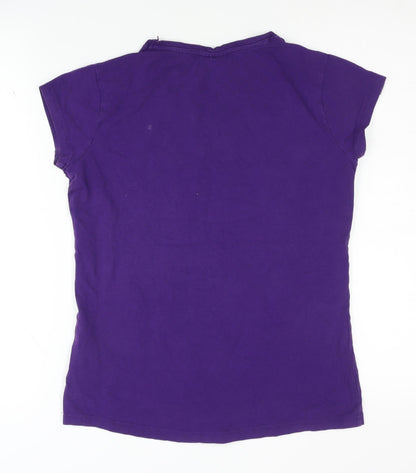 Karrimor Women's Purple V-Neck T-Shirt Size 12 Casual