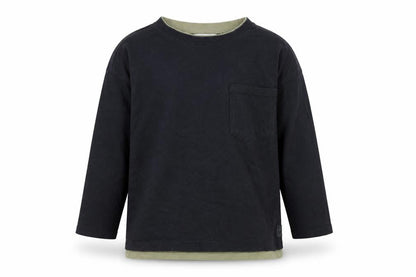 Zara Boys Black Long Sleeve T-Shirt Size 6 Years Pullover