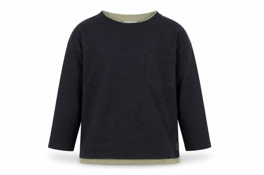 Zara Boys Black Long Sleeve T-Shirt Size 6 Years Pullover