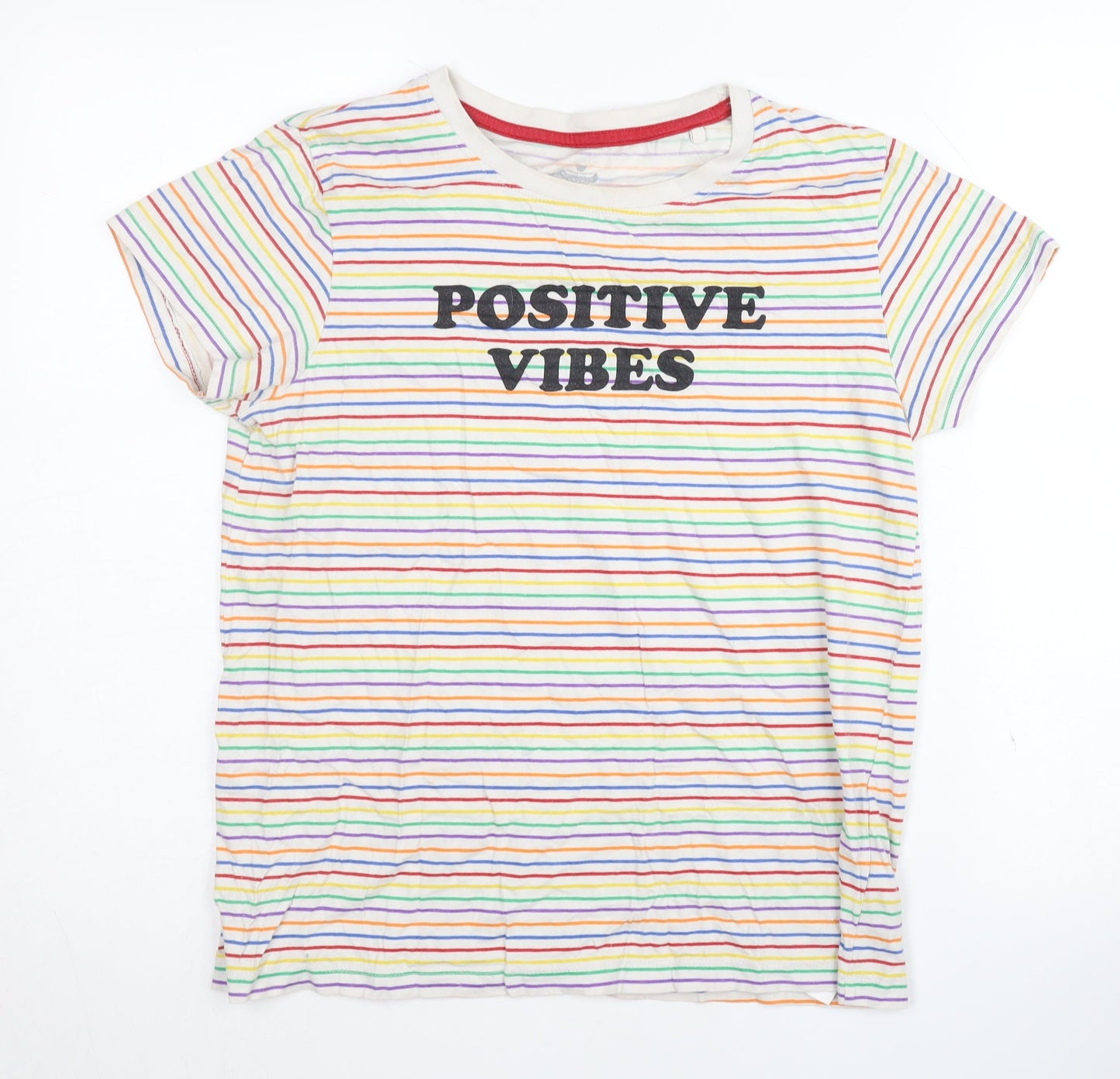 Womens UK Size 10 Threadbare Multicoloured  T-Shirt