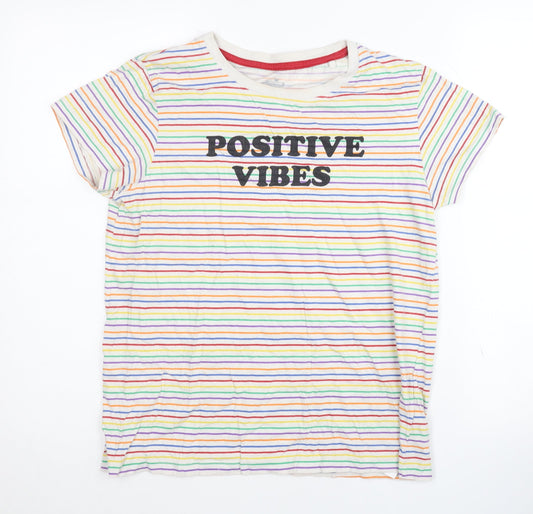 Womens UK Size 10 Threadbare Multicoloured  T-Shirt