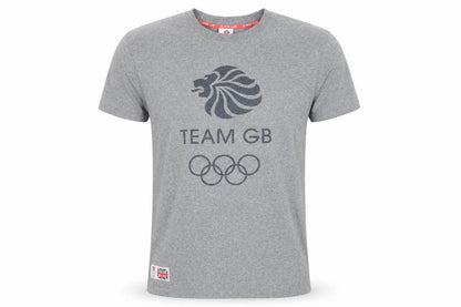 Mens UK Size S Team GB Grey  T-Shirt