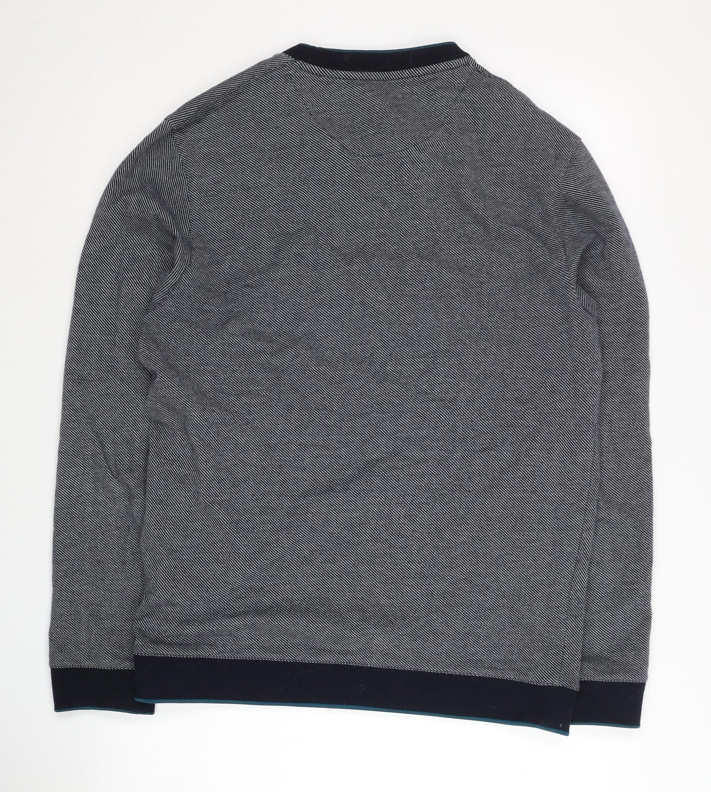 Ted Baker Men's Grey Crew Neck Pullover Sweatshirt M