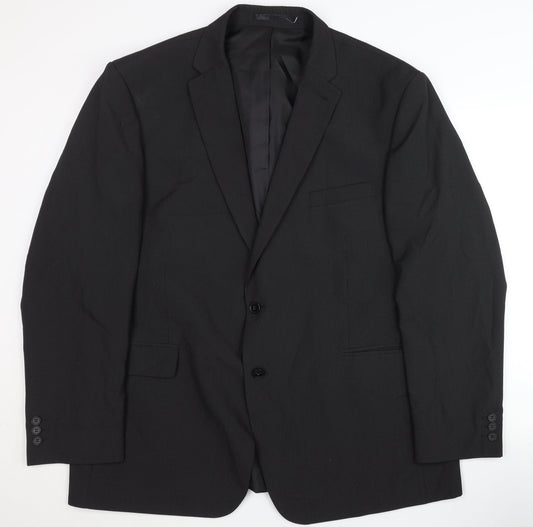 Mens UK Size 48 Thomas Nash Regular Black Suit Jacket