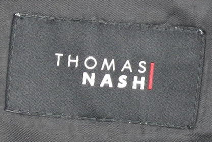 Mens UK Size 48 Thomas Nash Regular Black Suit Jacket