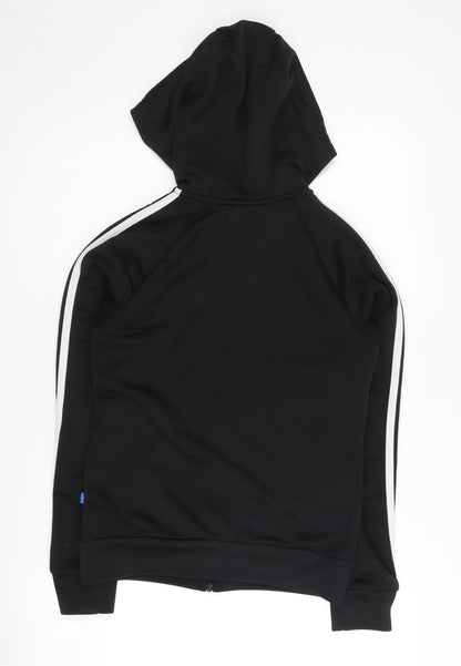 Adidas Women's Black Track Jacket, Size 8, Hoodie