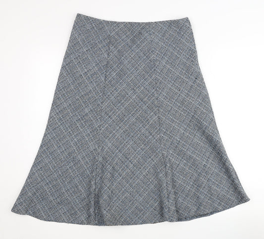 Honor Millburn Women's Grey Flare Skirt Size 12