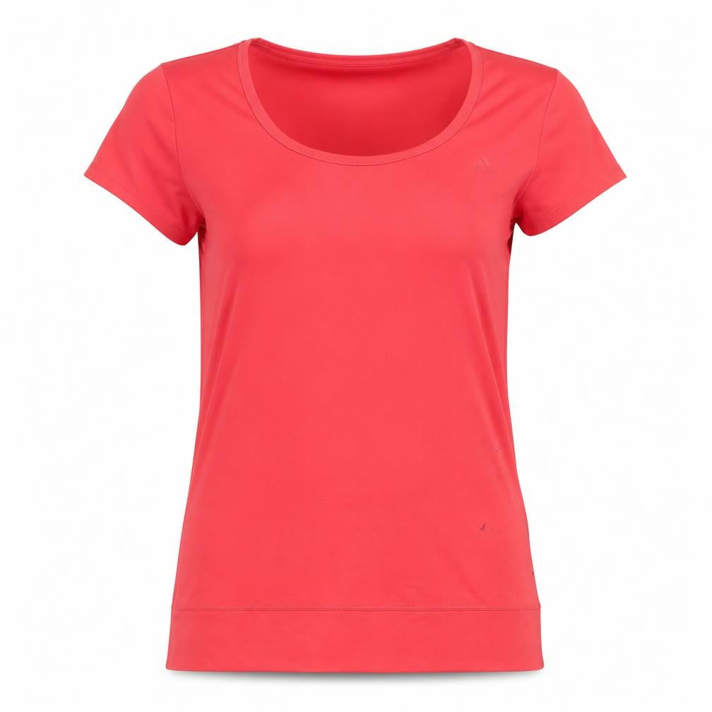 Womens UK Size M adidas Red Gym & Training T-Shirt