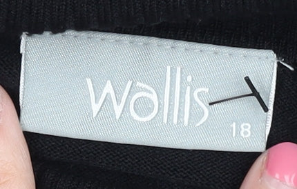 Womens UK Size 18 Wallis Black Pullover