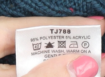 Joe Browns Men's Blue Henley Knit Jumper Size Regular