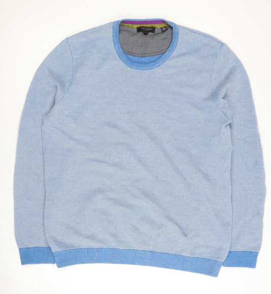 Ted Baker Men's Blue Pullover Jumper - Size 6XL