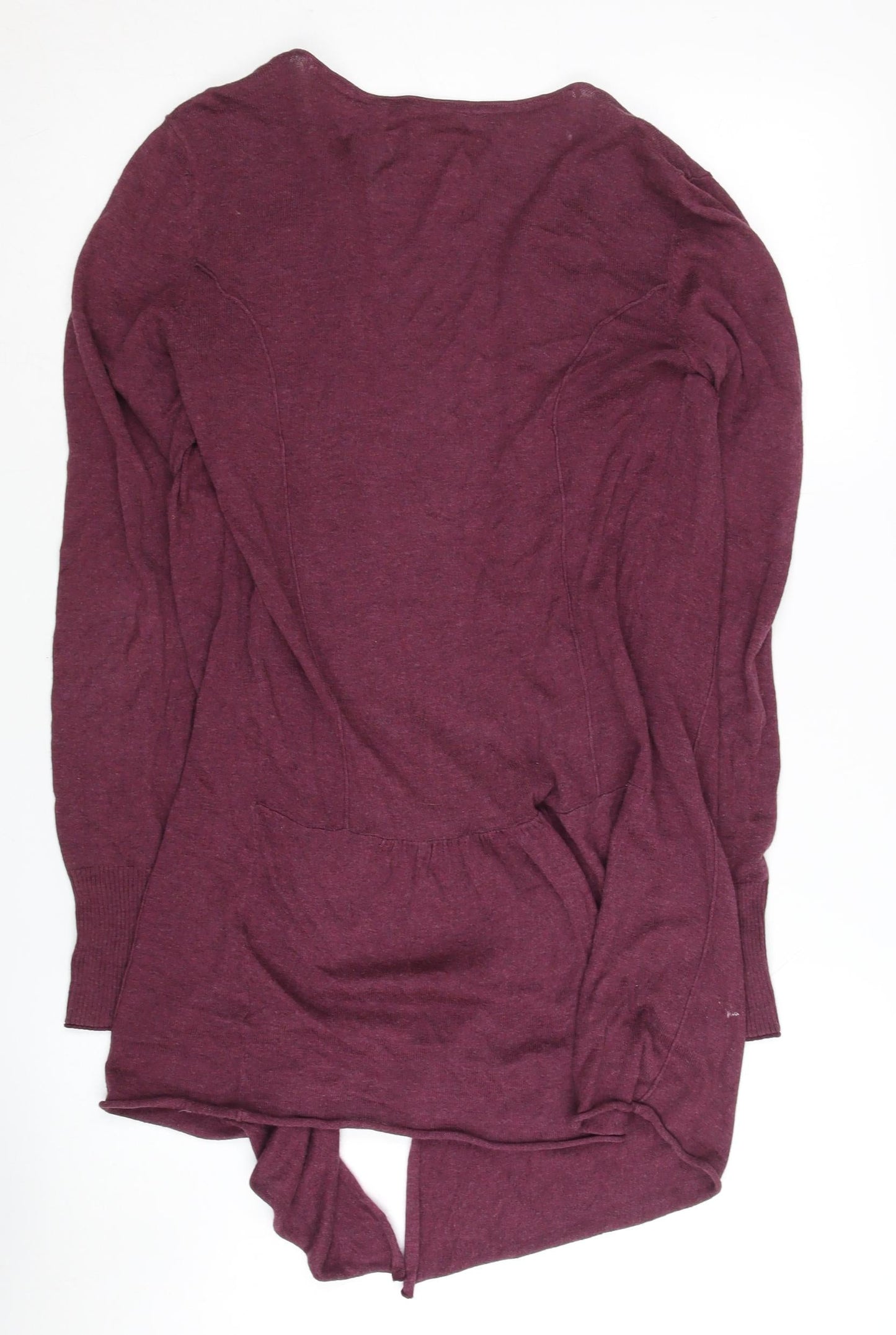 Womens UK Size 10 Fat Face Purple Cardigan Jumper
