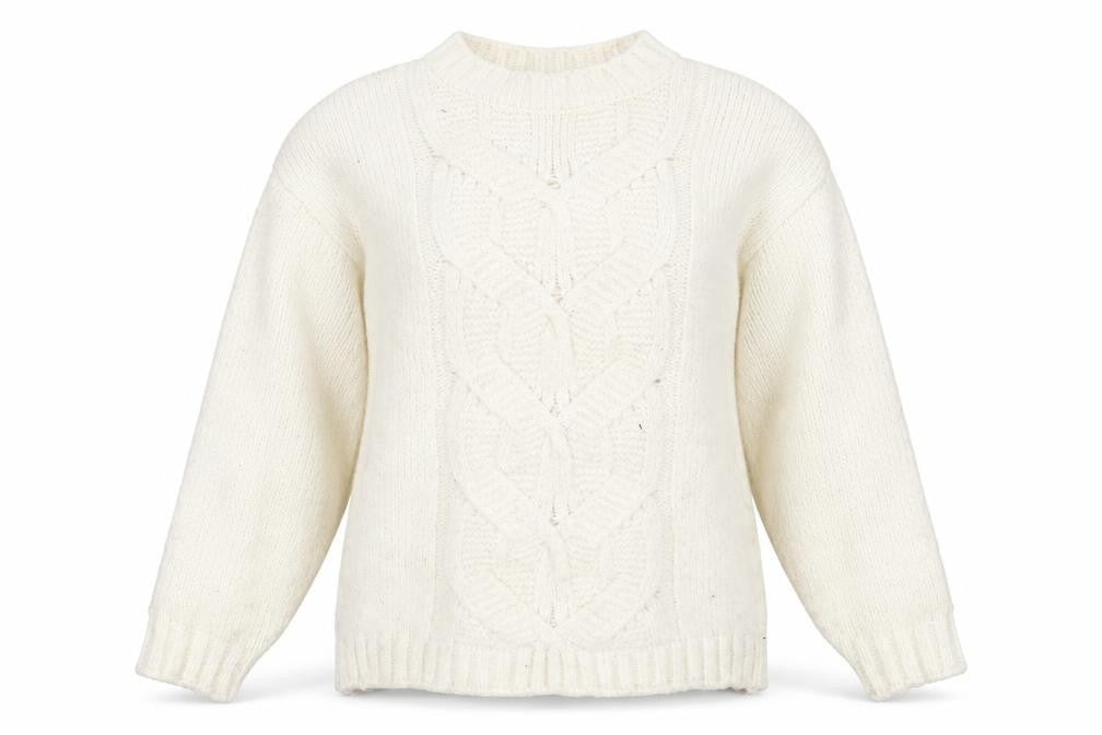 Womens UK Size 8 Principles Ivory Pullover Jumper