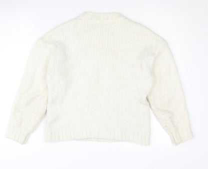 Womens UK Size 8 Principles Ivory Pullover Jumper