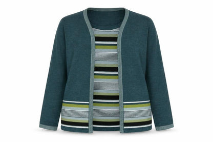 Womens UK Size L Honor Millburn Green Cardigan Jumper