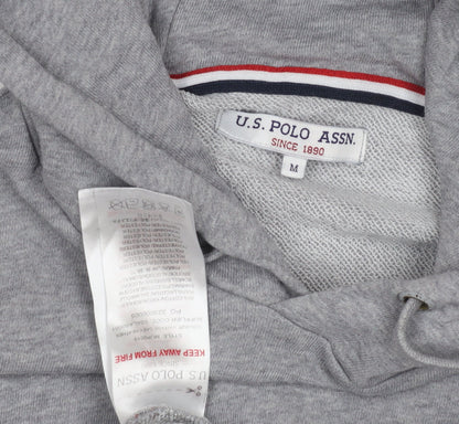 U.S. Polo Assn. Men's Grey Pullover Hoodie M