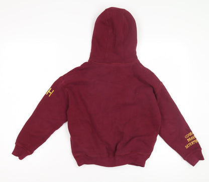 Marks and Spencer Girls Red Harry Potter Pullover Hoodie 8 Years