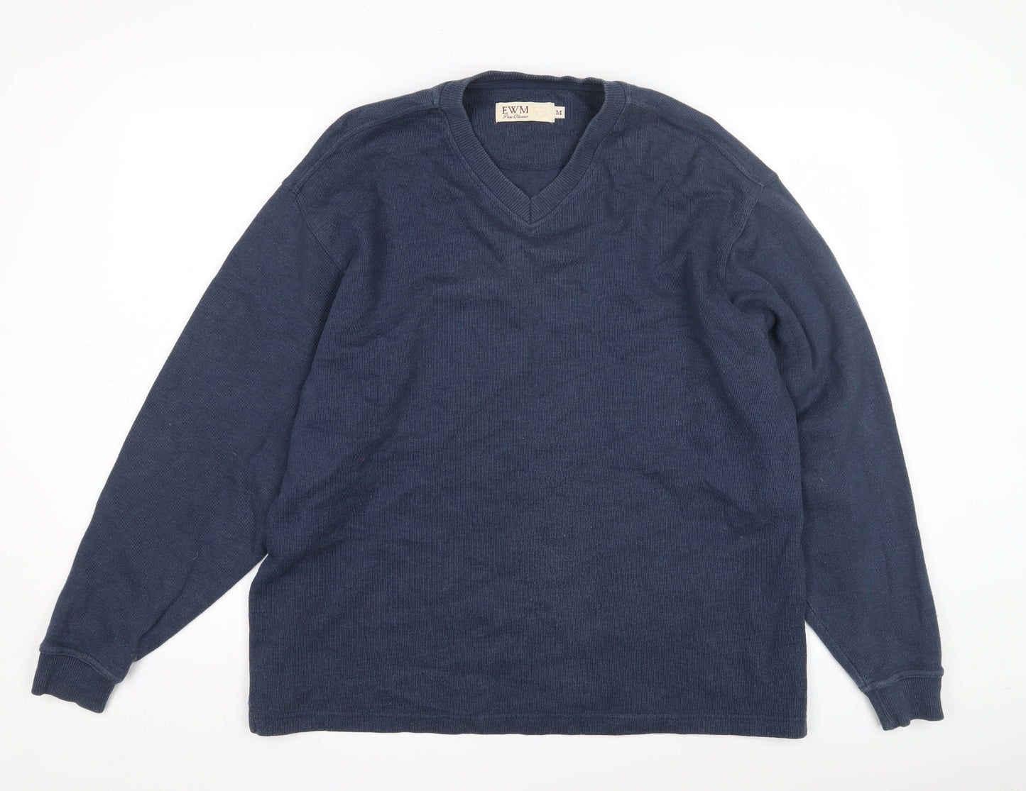 Mens UK Size M EWM Blue Pullover Sweatshirt