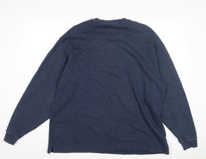 Mens UK Size M EWM Blue Pullover Sweatshirt