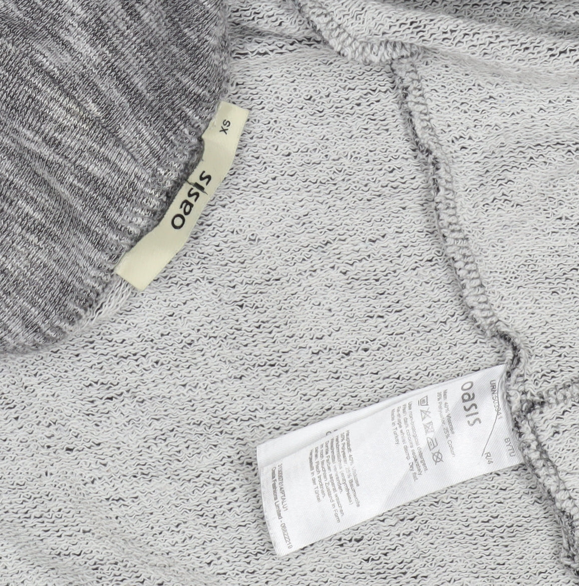 Womens UK Size XS Oasis Grey Basic Jacket