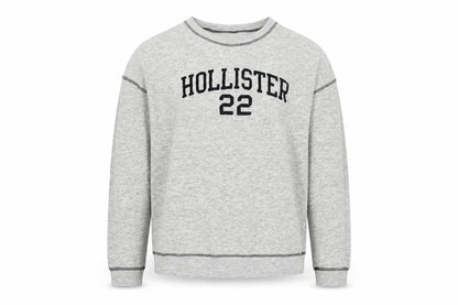 Mens UK Size M Hollister Grey Pullover Sweatshirt