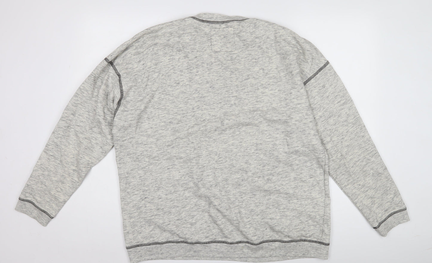 Mens UK Size M Hollister Grey Pullover Sweatshirt