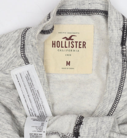 Mens UK Size M Hollister Grey Pullover Sweatshirt