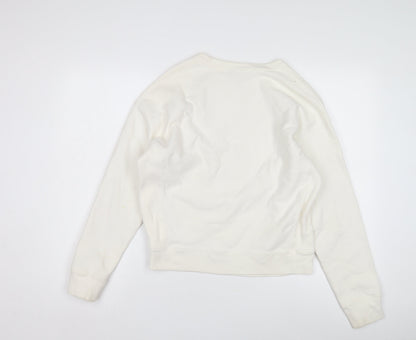 Champion Ivory Crew Neck Sweatshirt M Unisex Adults
