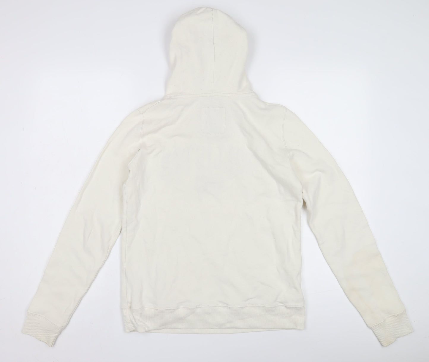 Hollister Women’s White XS Pullover Hoodie with Logo