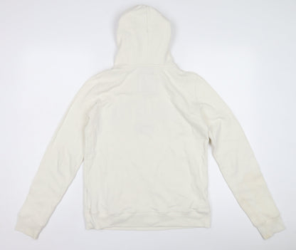 Hollister Women’s White XS Pullover Hoodie with Logo