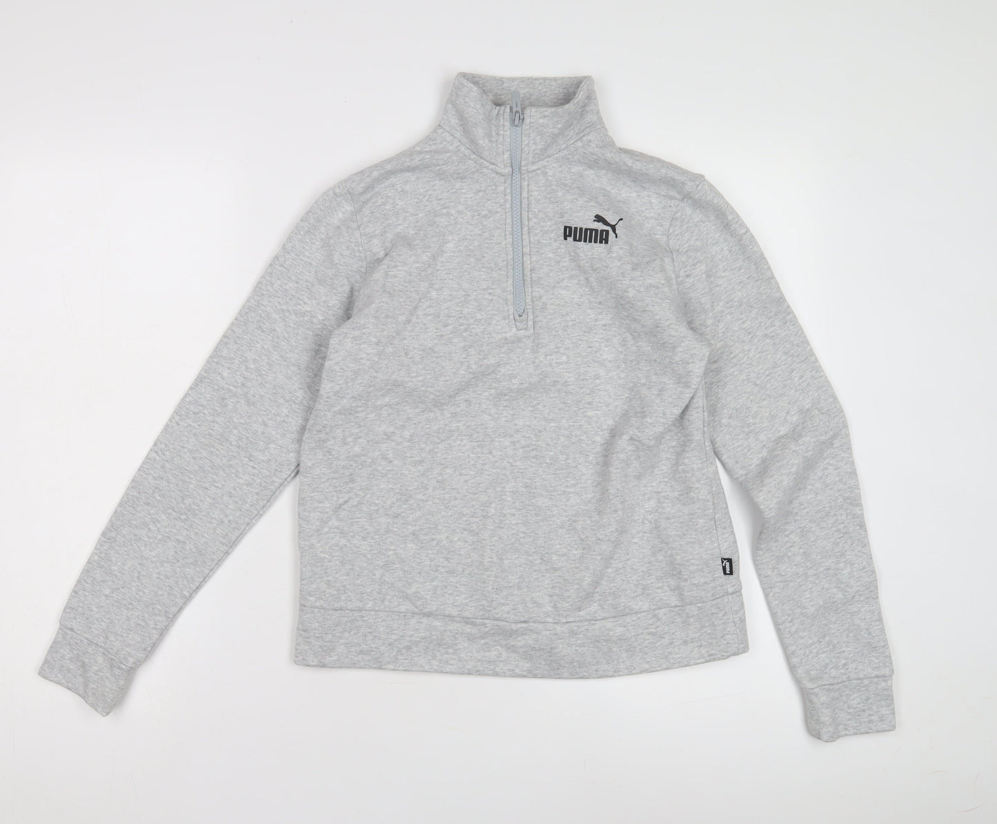 Puma Women's Grey XS Pullover Sweatshirt, Casual, Gym